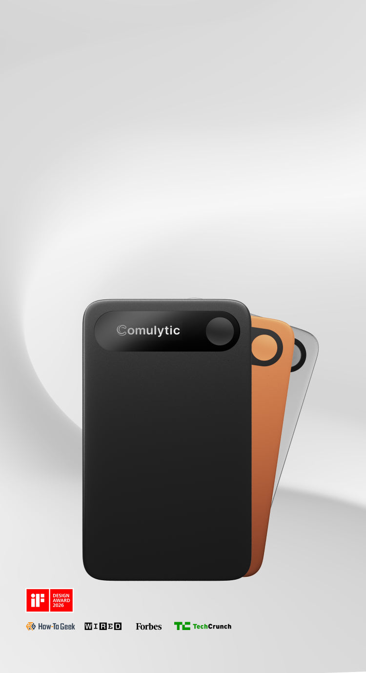 Award-Winning AI Note Taker – Comulytic Note Pro, iF Design Award 2026, Featured in Wired Forbes TechCrunch