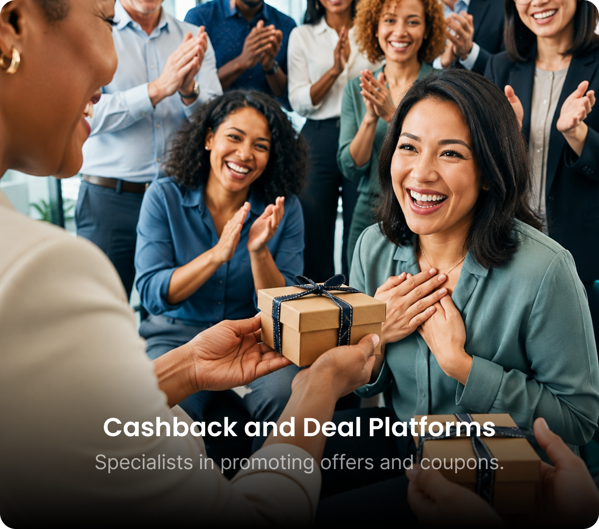 Cashback and deal platforms